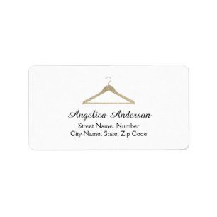 Glitter Hanger Logo Address Label