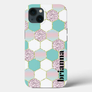 Glitter Hexagon Case-Mate iPhone Case