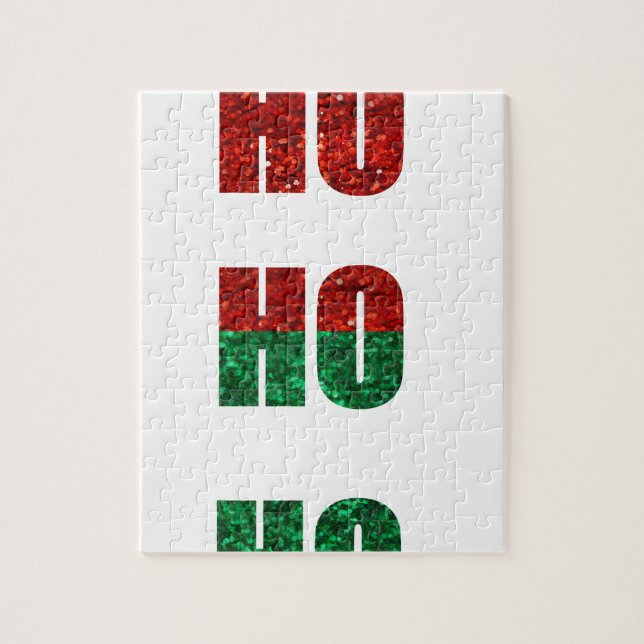 glitter ho ho ho jigsaw puzzle (Vertical)