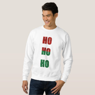 glitter ho ho ho mens sweatshirt