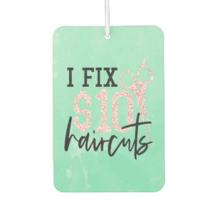 Glitter I Fix $10 Haircuts Air Freshener