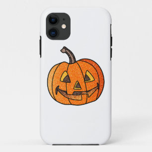 Glitter Jack O'Lantern iPhone 11 Case