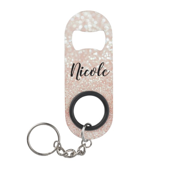 Glitter Keychain Bottle Opener (Front)