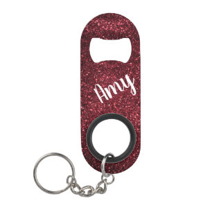 Glitter Keychain Bottle Opener
