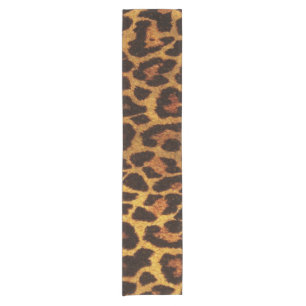 Glitter Leopard Pring Short Table Runner