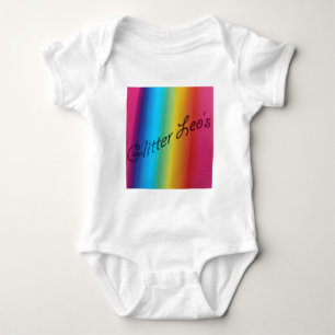 Glitter Leo's Baby Bodysuit