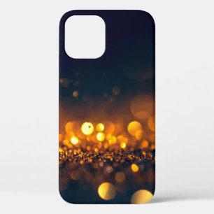 glitter lights grunge background, glitter defocuse iPhone 12 case