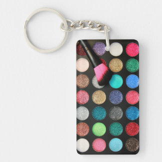 Glitter Makeup Keychain