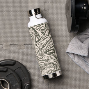 Glitter Marble Water Bottle