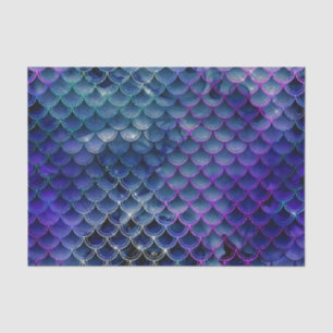 Glitter Mermaid Scales Pattern Tissue Paper