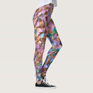 Glitter Modern Opal Holographic Collection Leggings