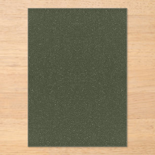 Glitter Moss Green Acrylic Invitation – Customize