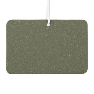 Glitter Moss Green Custom Air Freshener