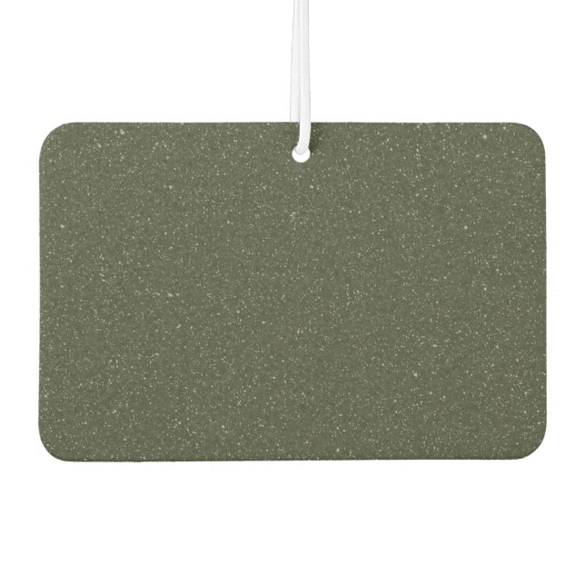 Glitter Moss Green Custom Air Freshener (Front)