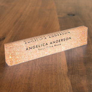 Glitter Nameplate