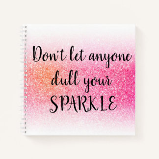 Glitter Notebook/Journal Notebook