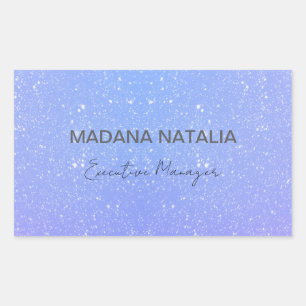 Glitter Ombre Beauty Salon Sticker