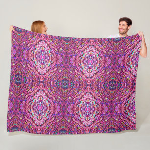 Glitter Opal Holographic Popular Collection Fleece Blanket