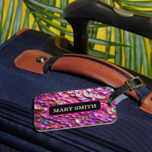 Glitter Opal Holographic Popular Collection Luggage Tag