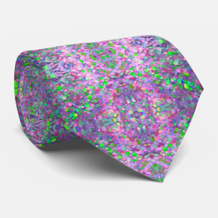Glitter Opal Modern Holographic Collection Tie