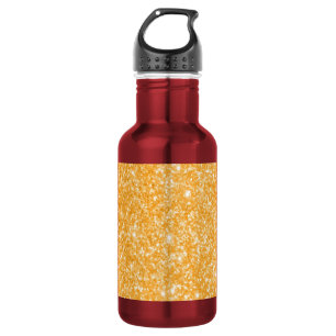 Glitter Orange 532 Ml Water Bottle