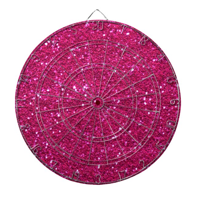 Glitter pink Dartboard (Front)