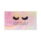 Glitter pink rainbow unicorn marble eyelashes