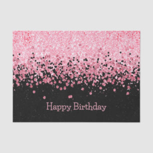 Glitter Pink Sparkly Tissue Paper