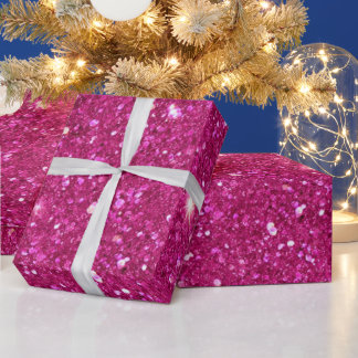 Glitter Pink  Wrapping Paper