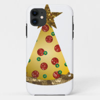glitter pizza christmas tree
