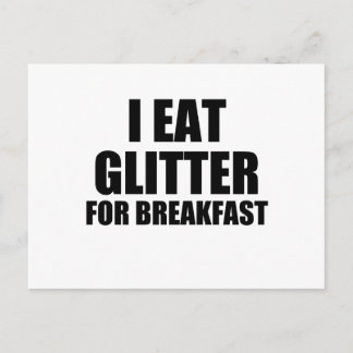 glitter postcard