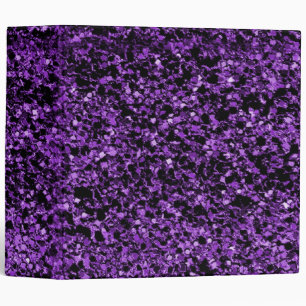 Glitter purple binder