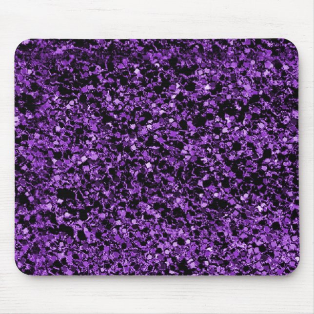 Glitter purple mouse pad (Front)
