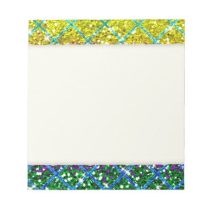 Glitter Purple Snakeskin Notepad