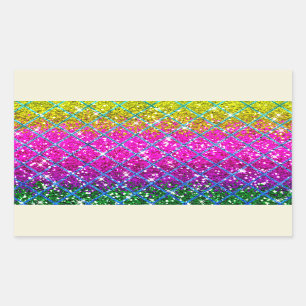 Glitter Purple Snakeskin Sticker