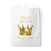 Glitter Queen of our Hearts 65th Birthday Crown