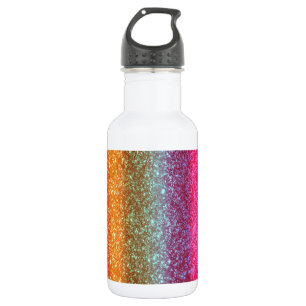 Glitter Rainbow gradient 532 Ml Water Bottle