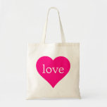 Glitter Red Heart Love Wedding Tote Bag<br><div class="desc">This is beautiful tote bag for lovers with the image of pink heart for wedding and any other occasion. Even it can be customized with your name or logo.</div>