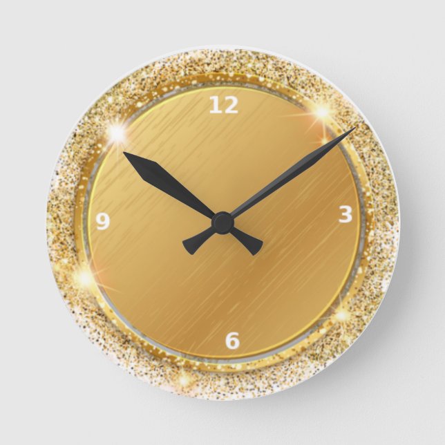 Glitter Round Clock (Front)