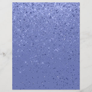 Glitter Shimmer Paper Blue Scrapbook Paper