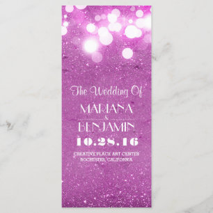 glitter shimmer purple string lights program