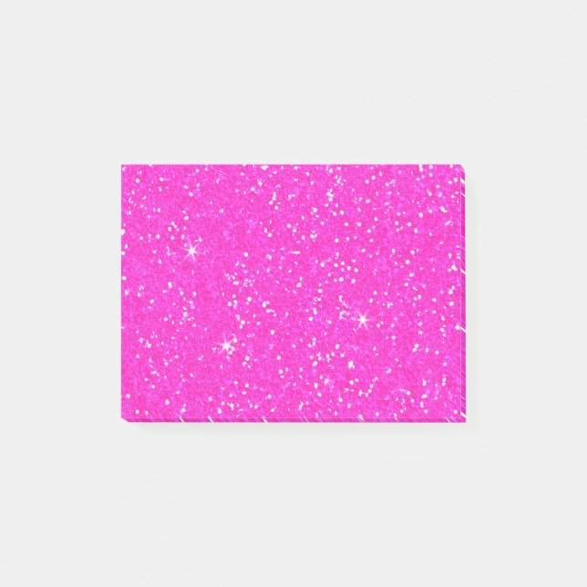 Glitter Shiny Sparkley Post-it Notes (Front)