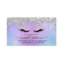 Glitter Silver Eyelash Extension Loyalty 