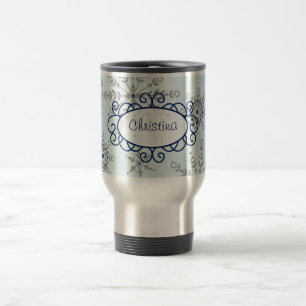 Glitter Snow 15 oz. Stainless steel Travel Mug Cup