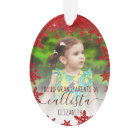 Glitter Snowflakes Proud Grandparents Photo Name