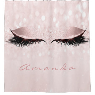 Glitter Sparkly Makeup Princess Pink Name Eye Lash