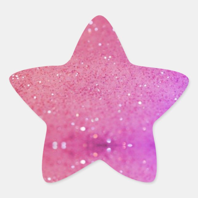 Glitter Star Sticker (Front)