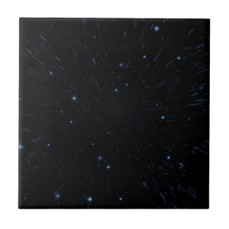 Glitter Stars - Blue Tile