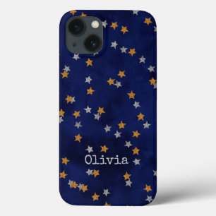 Glitter stars on grunge paper Case-Mate iPhone cas iPhone 13 Case