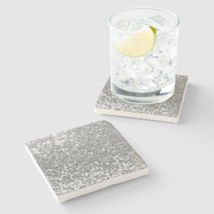 Glitter stone coaster